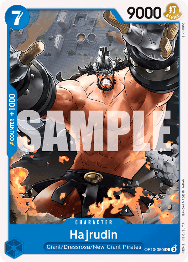 Hajrudin One Piece card (OP10-050, Royal Blood)