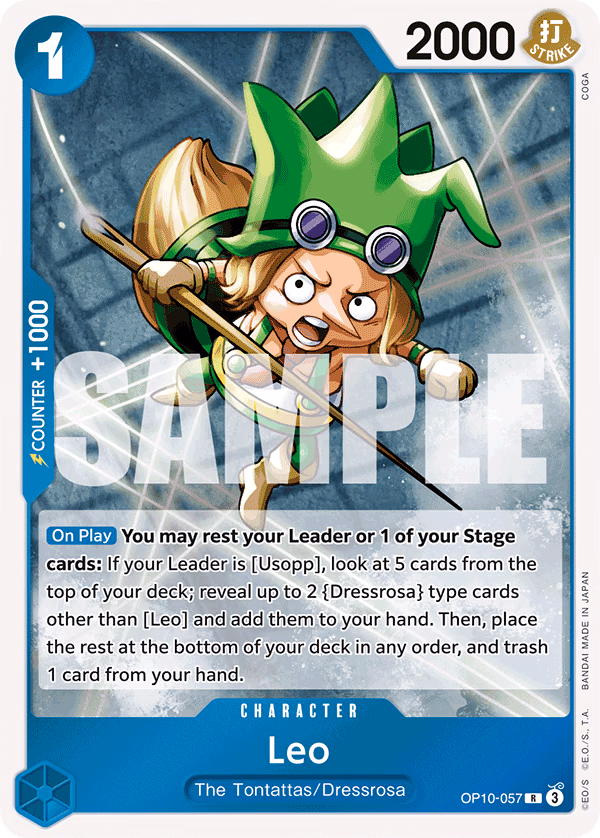 Leo One Piece card (OP10-057, Royal Blood)