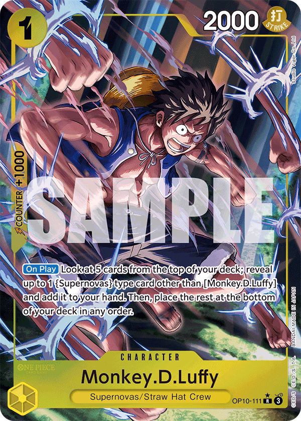 Monkey.D.Luffy (Parallel) One Piece card (OP10-111, Royal Blood)