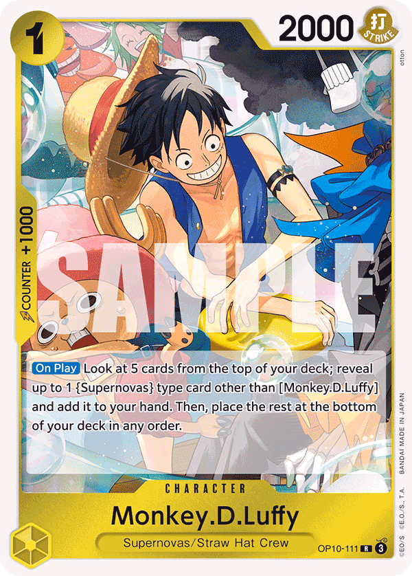 Monkey.D.Luffy One Piece card (OP10-111, Royal Blood)