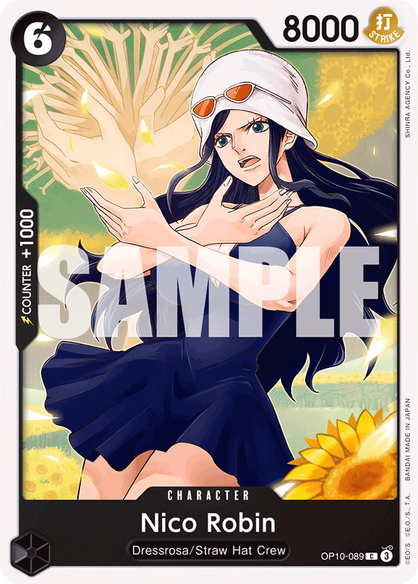 Nico Robin One Piece card (OP10-089, Royal Blood)