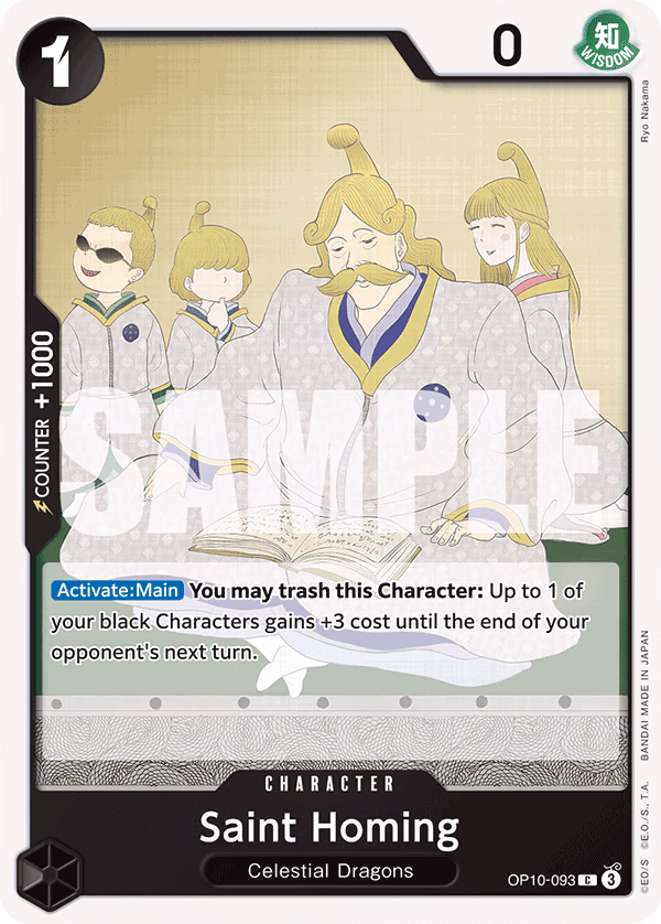 Saint Homing One Piece card (OP10-093, Royal Blood)