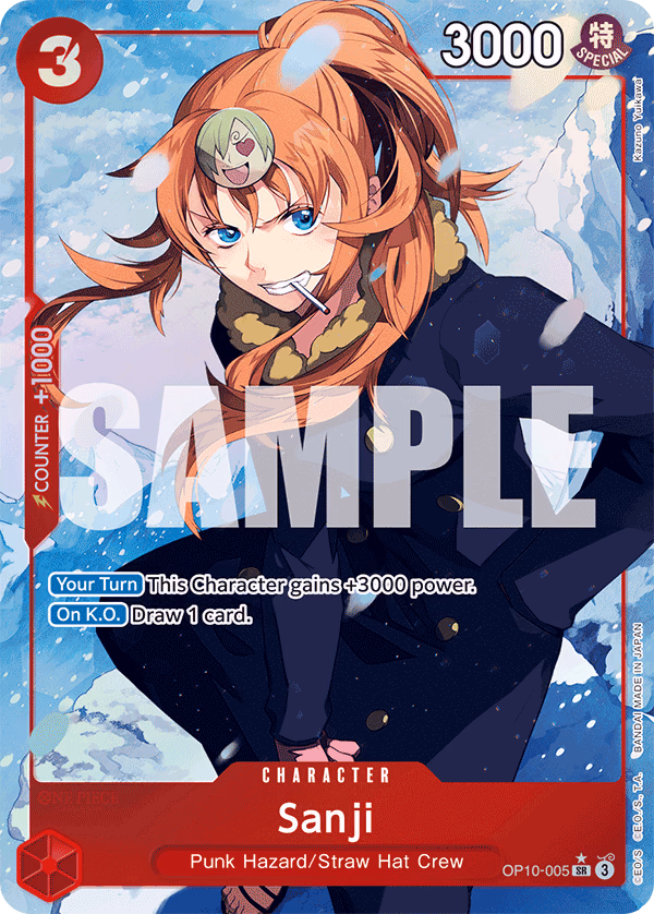 Sanji (Parallel) One Piece card (OP10-005, Royal Blood)