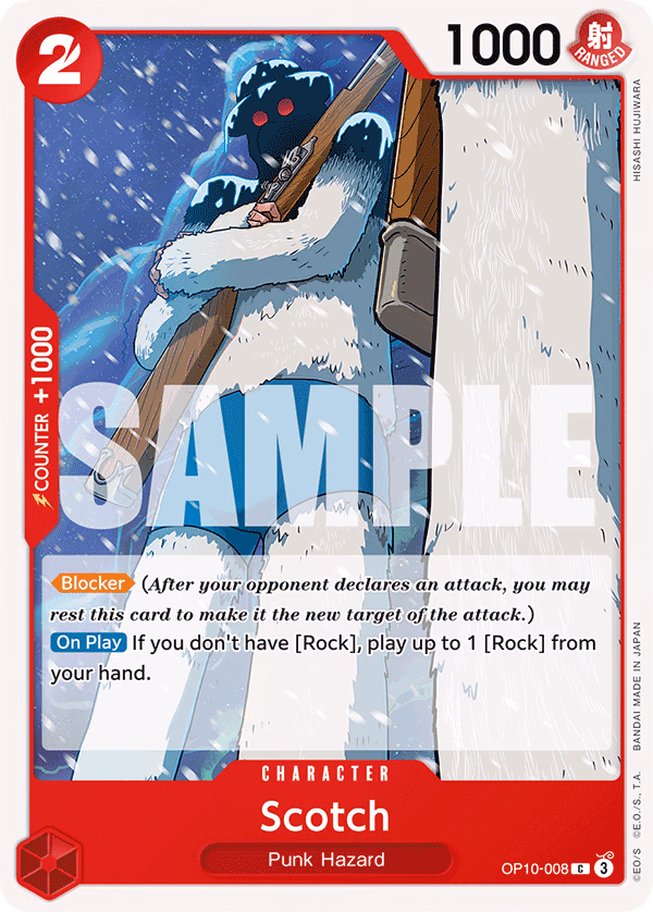 Scotch One Piece card (OP10-008, Royal Blood)