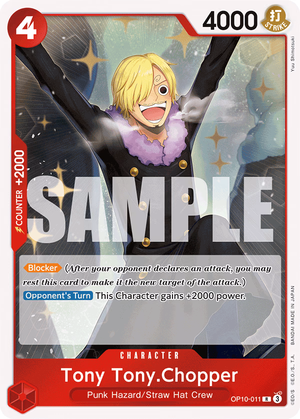 Tony Tony.Chopper One Piece card (OP10-011, Royal Blood)