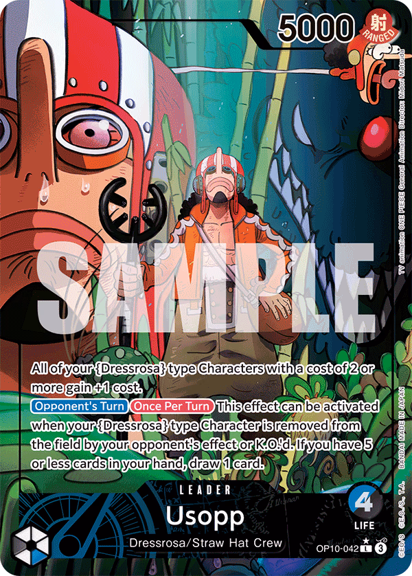 Usopp (Parallel) One Piece card (OP10-042, Royal Blood)