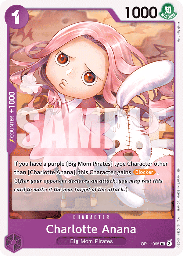 Charlotte Anana One Piece card (OP11-065, A Fist of Divine Speed)