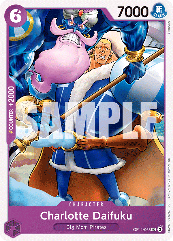Charlotte Daifuku One Piece card (OP11-068, A Fist of Divine Speed)