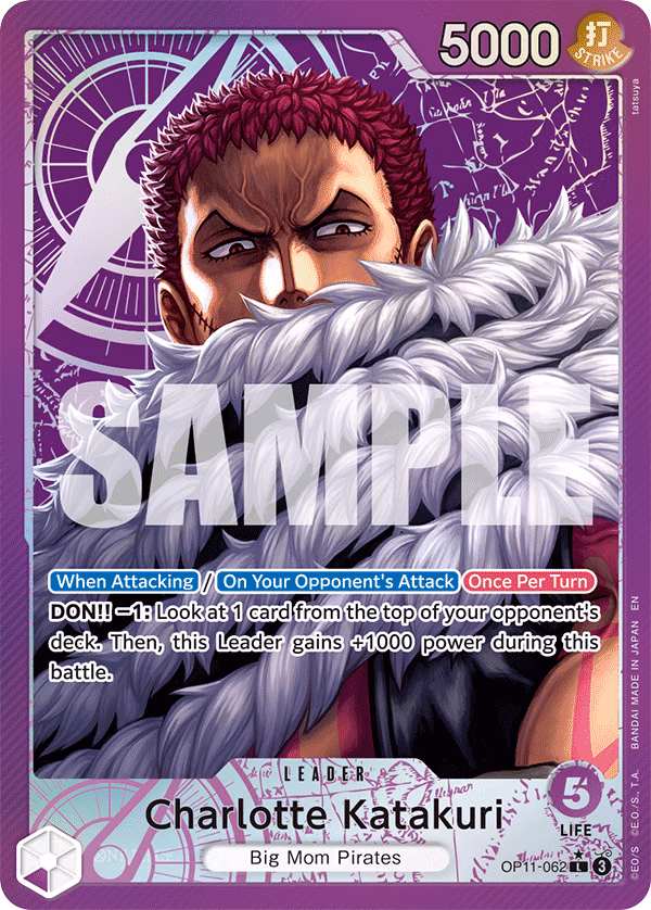 Charlotte Katakuri (Alternate Art) One Piece card (OP11-062, A Fist of Divine Speed)