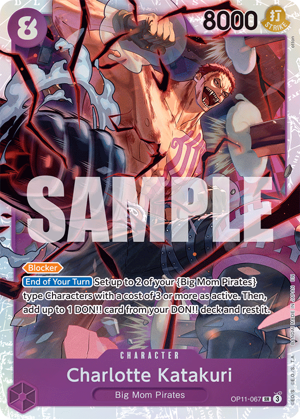 Charlotte Katakuri One Piece card (OP11-067, A Fist of Divine Speed)