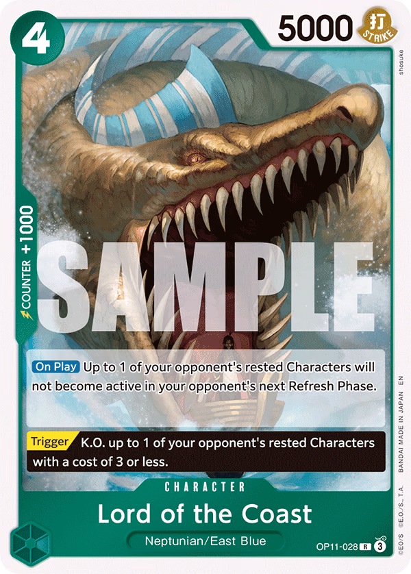 Lord of the Coast One Piece card (OP11-028, A Fist of Divine Speed)