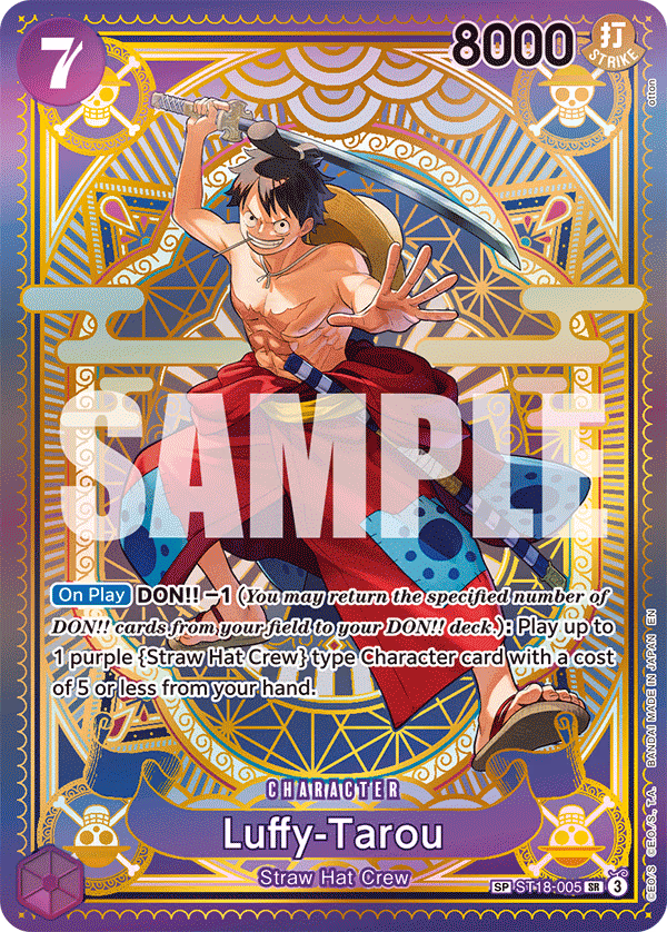Luffy-Tarou (SP Card) One Piece card (ST18-005, A Fist of Divine Speed)