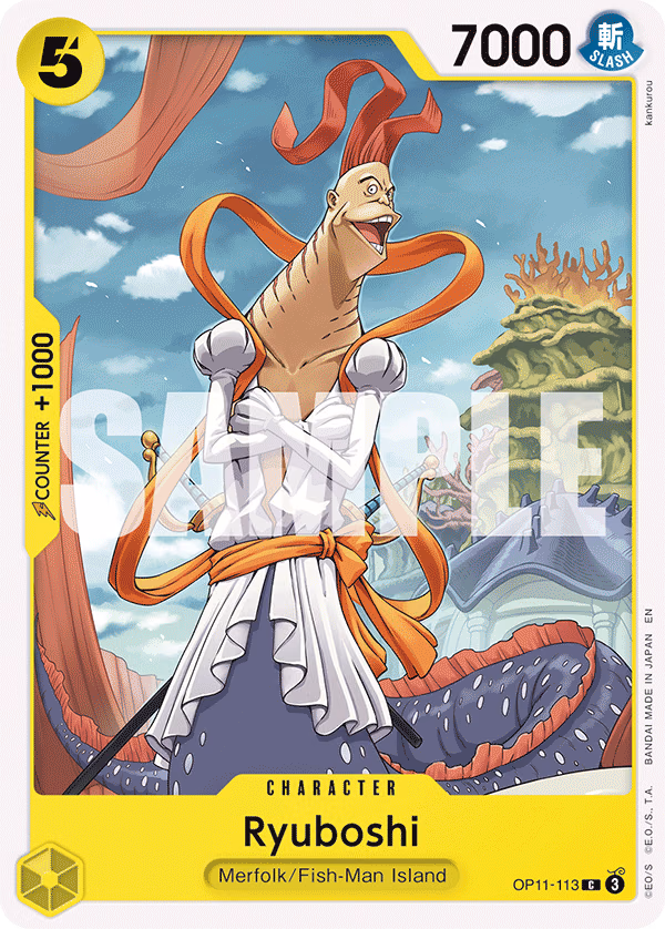 Ryuboshi One Piece card (OP11-113, A Fist of Divine Speed)