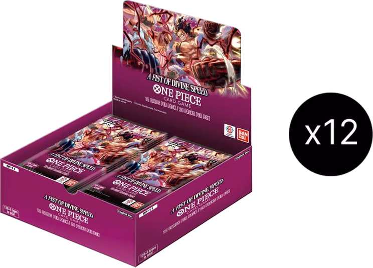 One Piece A Fist of Divine Speed Booster Box Case