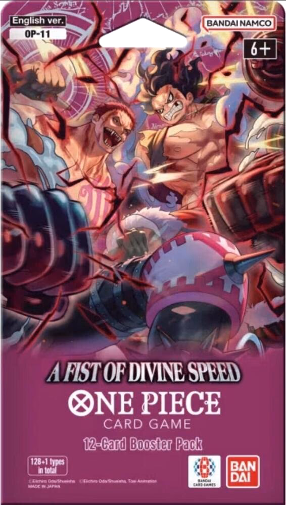 One Piece A Fist of Divine Speed Sleeved Booster Pack