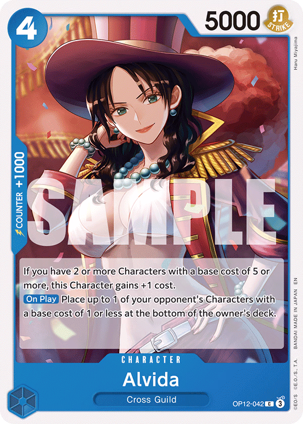 Alvida One Piece card (OP12-042, Legacy of the Master)