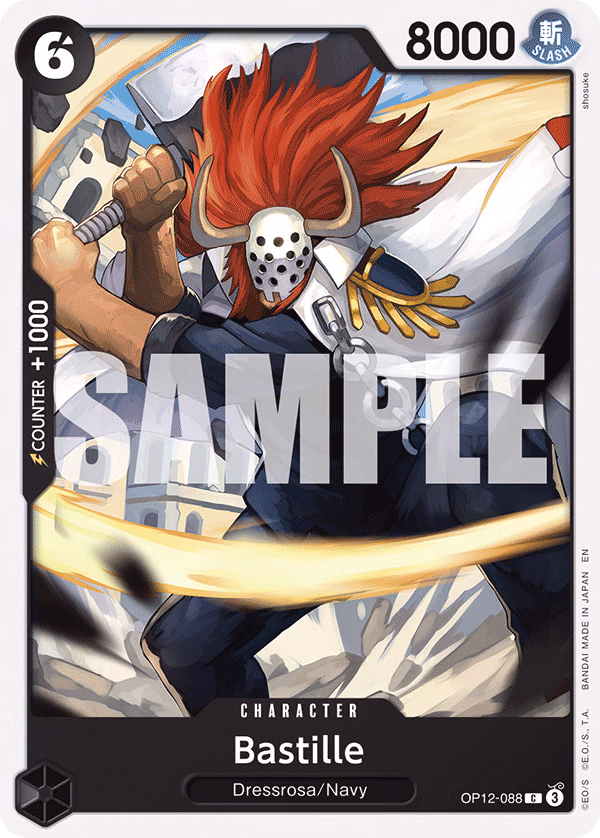Bastille One Piece card (OP12-088, Legacy of the Master)