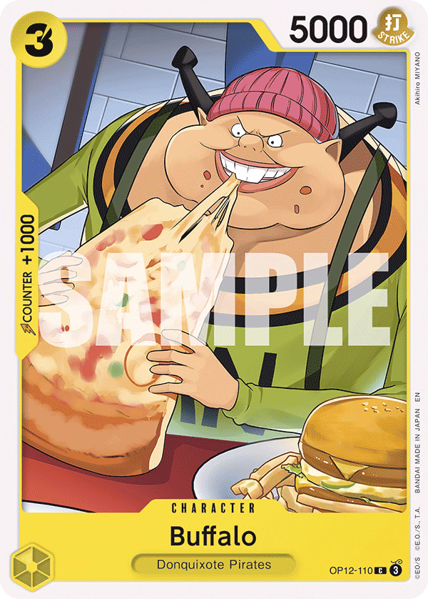 Buffalo One Piece card (OP12-110, Legacy of the Master)