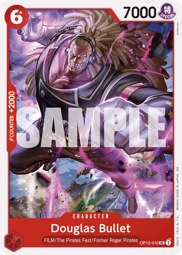 Douglas Bullet One Piece card (OP12-010, Legacy of the Master)