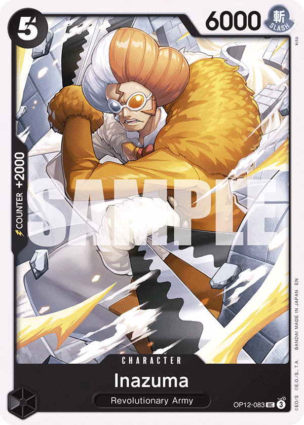 Inazuma One Piece card (OP12-083, Legacy of the Master)