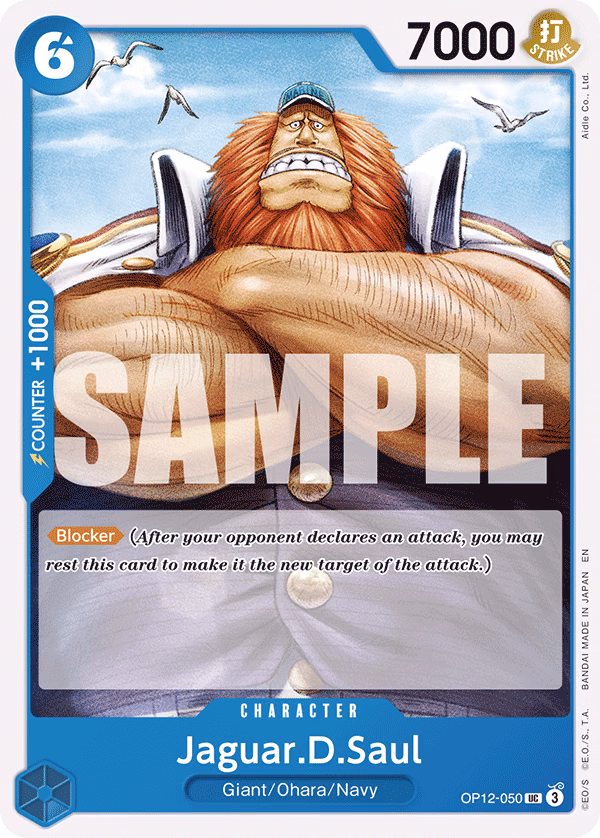 Jaguar.D.Saul One Piece card (OP12-050, Legacy of the Master)
