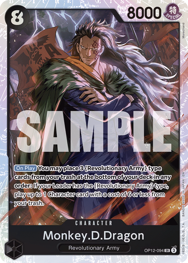 Monkey.D.Dragon One Piece card (OP12-094, Legacy of the Master)
