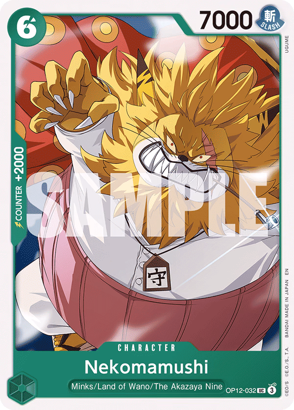 Nekomamushi One Piece card (OP12-032, Legacy of the Master)