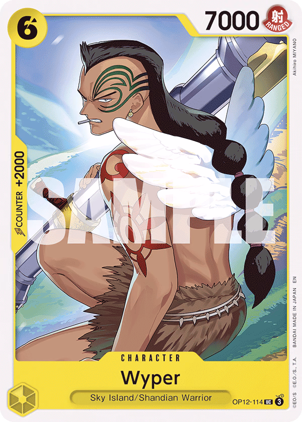 Wyper One Piece card (OP12-114, Legacy of the Master)