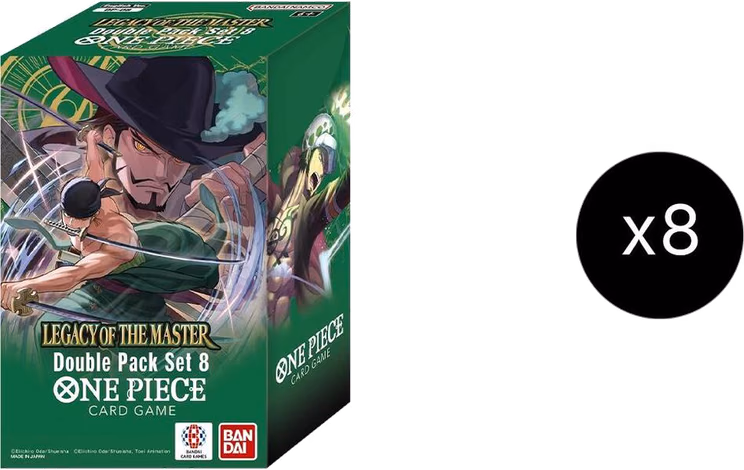 One Piece Legacy of the Master Double Pack Set Vol. 8 Display