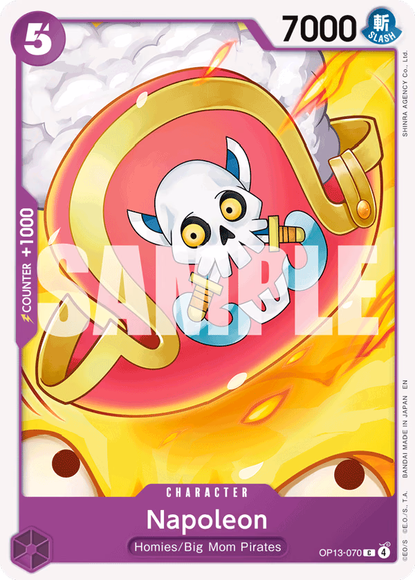 Napoleon One Piece card (OP13-070, Carrying On His Will)