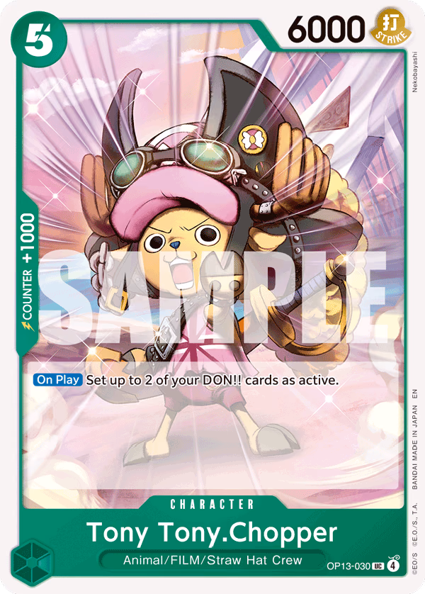Tony Tony.Chopper One Piece card (OP13-030, Carrying On His Will)