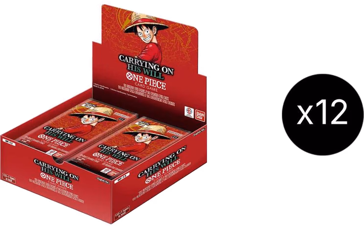 One Piece Carrying On His Will Booster Box Case