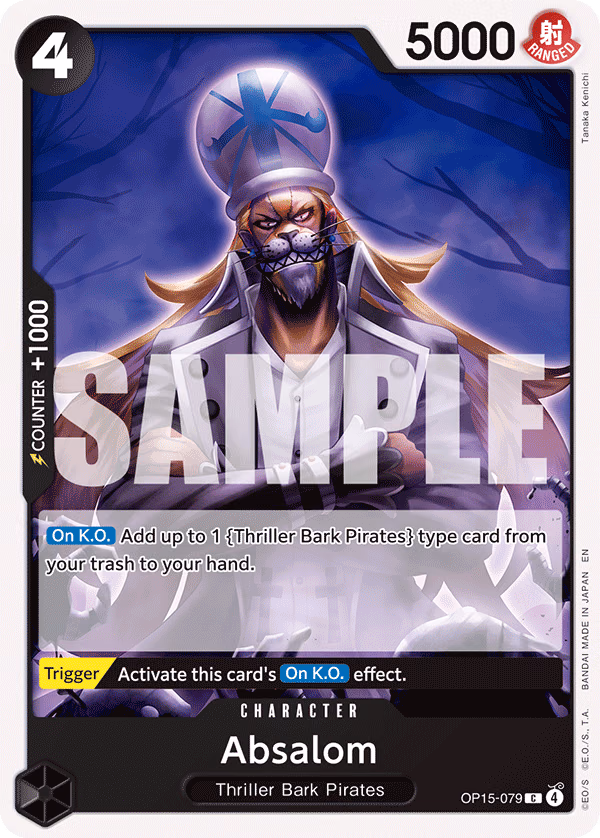 Absalom One Piece card (OP15-079, Adventure on Kami's Island)