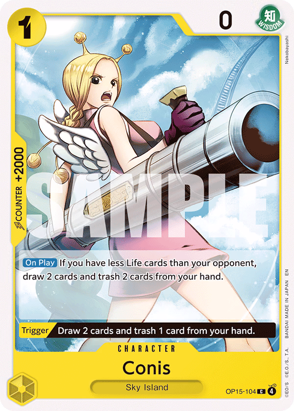 Conis One Piece card (OP15-104, Adventure on Kami's Island)