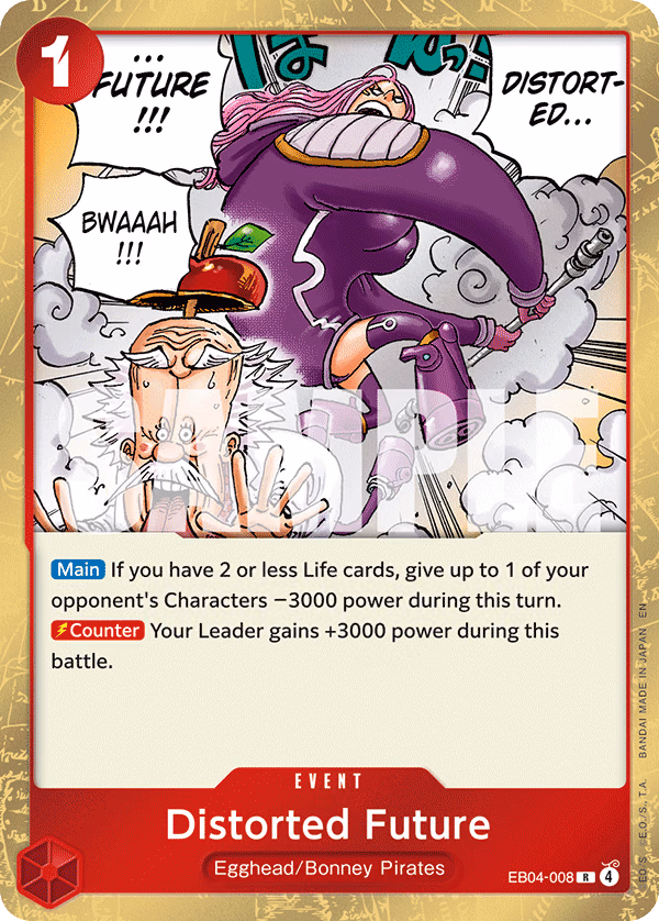 Distorted Future One Piece card (EB04-008, Adventure on Kami's Island)