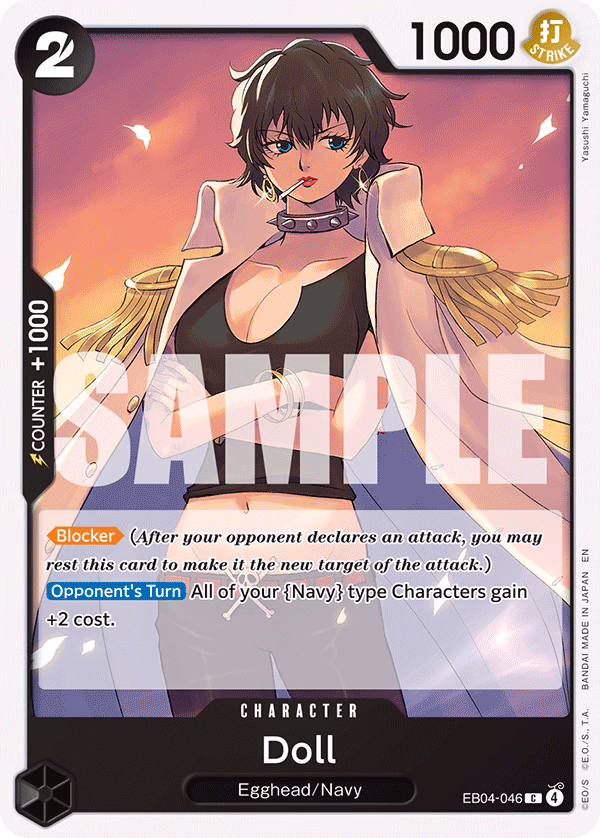 Doll One Piece card (EB04-046, Adventure on Kami's Island)