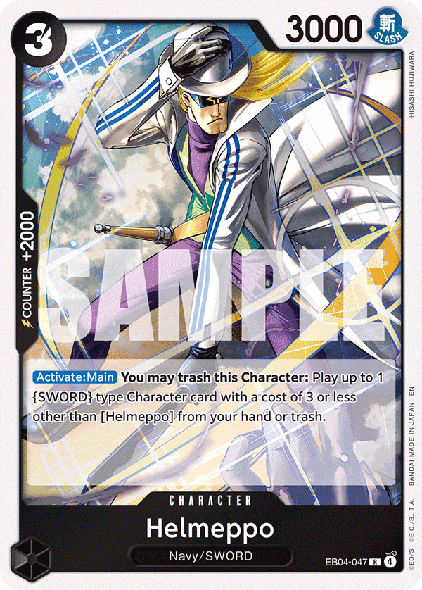 Helmeppo One Piece card (EB04-047, Adventure on Kami's Island)