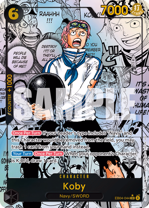Koby (Manga) One Piece card (EB04-044, Adventure on Kami's Island)