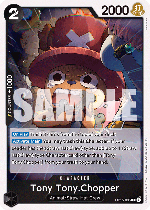 Tony Tony.Chopper One Piece card (OP15-085, Adventure on Kami's Island)