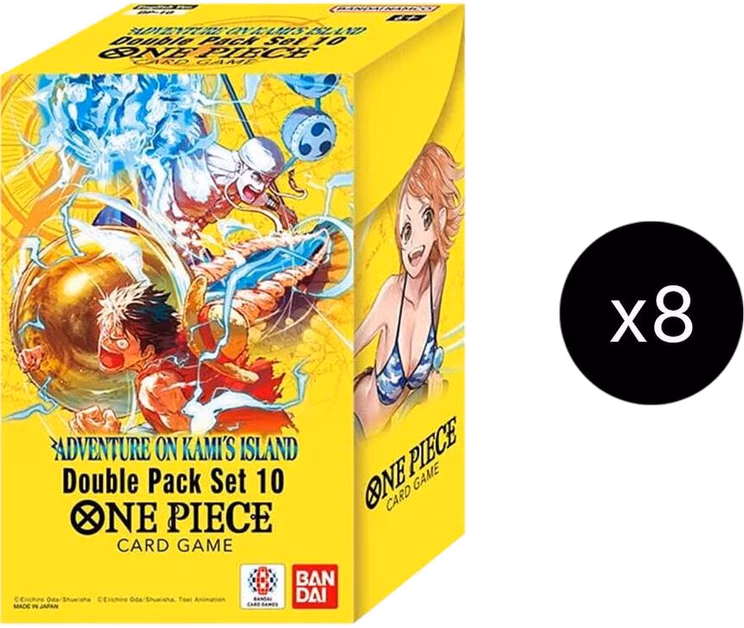 One Piece Adventure on Kami's Island Double Pack Set Vol. 10 Display