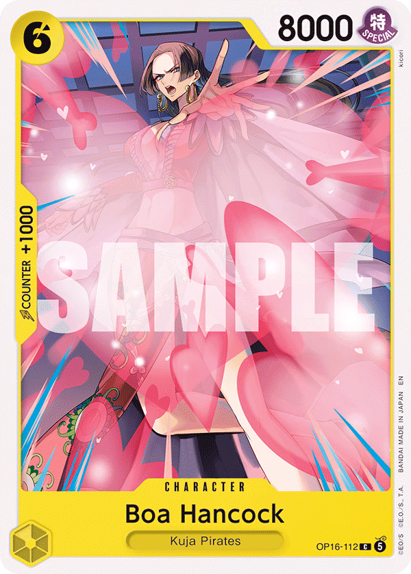 Boa Hancock One Piece card (OP16-112, The Time of Battle)