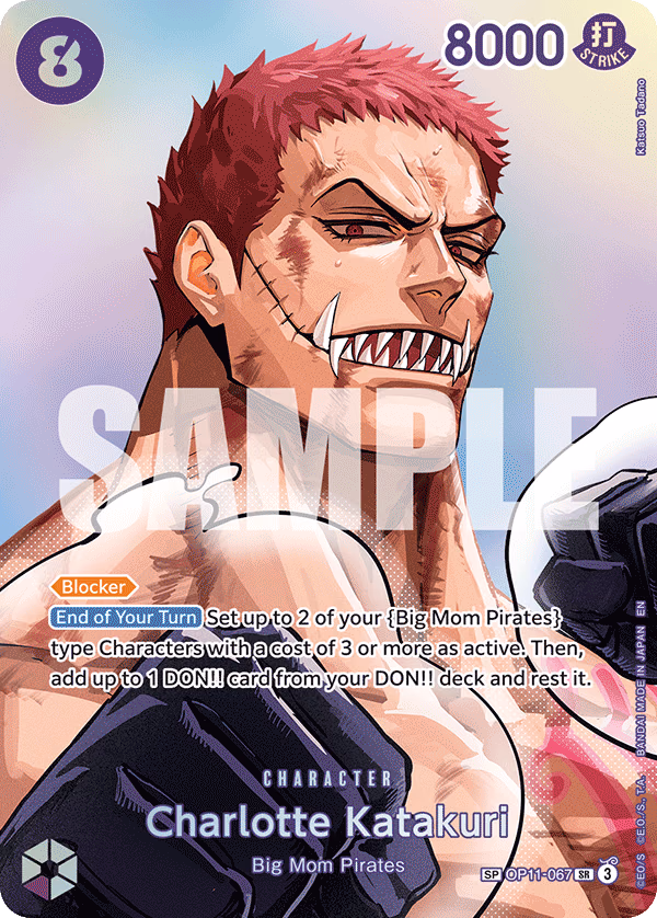 Charlotte Katakuri (SP Card) One Piece card (OP11-067, The Time of Battle)