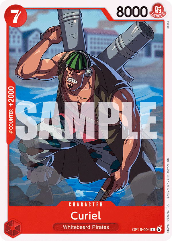 Curiel One Piece card (OP16-004, The Time of Battle)