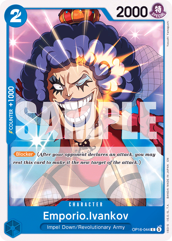 Emporio.Ivankov One Piece card (OP16-044, The Time of Battle)