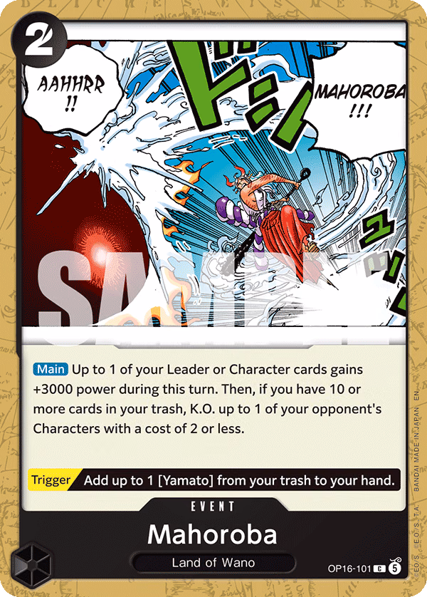 Mahoroba One Piece card (OP16-101, The Time of Battle)