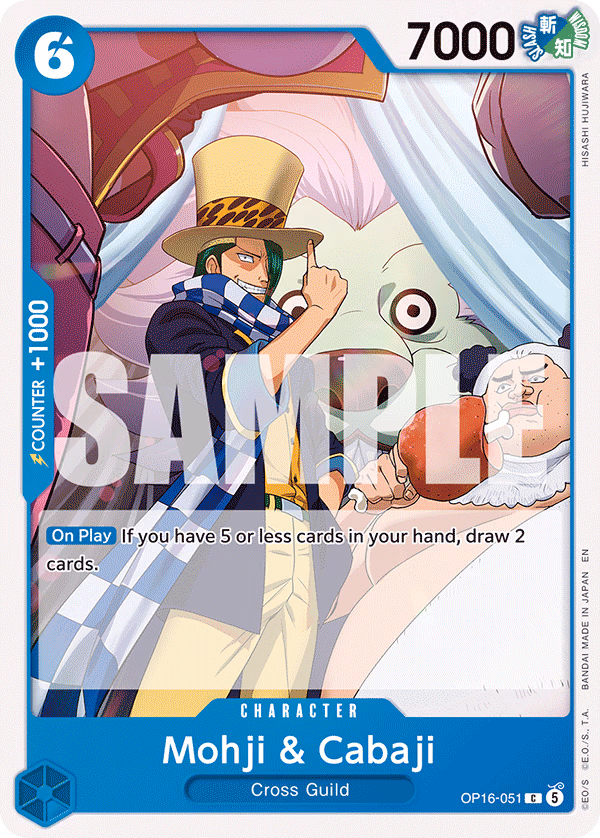 Mohji & Cabaji One Piece card (OP16-051, The Time of Battle)