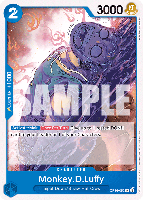 Monkey.D.Luffy One Piece card (OP16-052, The Time of Battle)