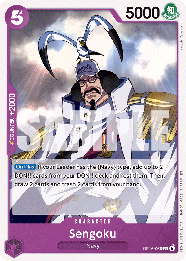 Sengoku One Piece card (OP16-066, The Time of Battle)