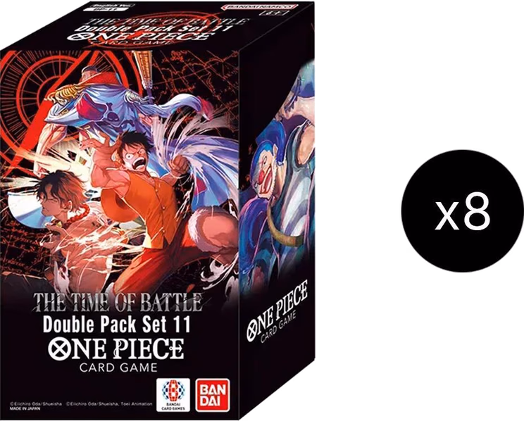 One Piece The Time of Battle Double Pack Set Vol. 11 Display