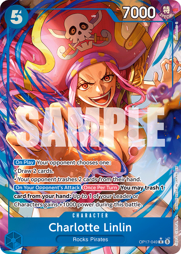 Charlotte Linlin (Alternate Art) One Piece card (OP17-049, The World's Strongest Warriors)